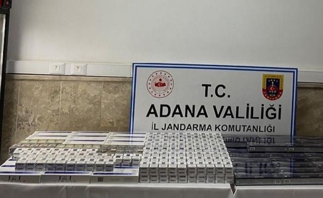 Adana’da sigara ve tütün kaçakçılığı operasyonu