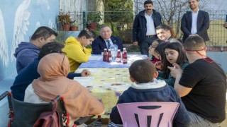 Özel sporculara hem malzeme hem de manevi destek