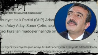 'Soner Çetin ve Siyasi Ahlak" Sözleşmesi