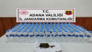 Adana’da 60 litre sahte içki ele geçirildi