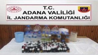 Adana’da bin 71 litre sahte ve kaçak alkol ele geçirildi