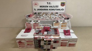 Mersin’de kaçak sigara ve sahte içki operasyonu