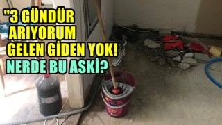 Evini lağım suyu bastı, ASKİ'ye isyan etti