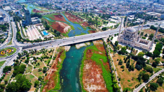 Seyhan Nehri’ni kaplayan yosunlar insan boyunu geçti, kötü koku kenti kapladı