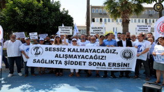 Adana'da doktora şiddet protesto edildi