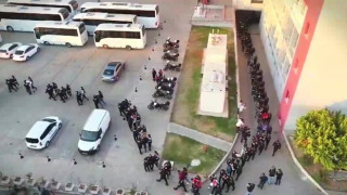 Adana’da ”Baygara” organize suç örgütü üyeleri adliyeye sevk edildi